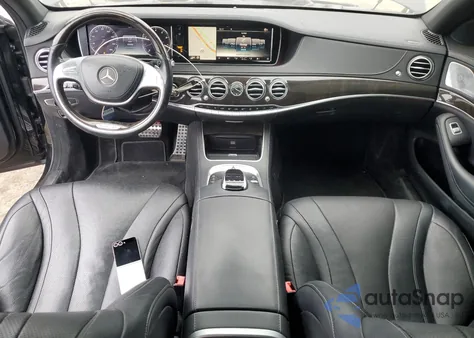 2015 Mercedes-Benz S 550 z USA, uszkodzony, nr VIN WDDUG8CB4FA172176